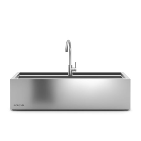 SPÜLBECKEN MODUL 100 X EDELSTAHL